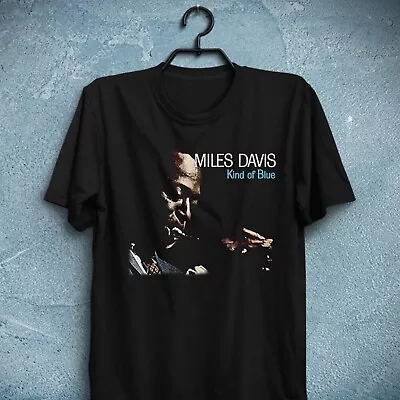 Jazz T Shirt Kind Of Blue By Miles Davis Cotton Black S-5XL Shirt 1CM2556 • $17.99
