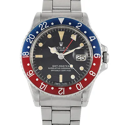 Rolex Vintage GMT-Master II Watch 1675 • $17114.65