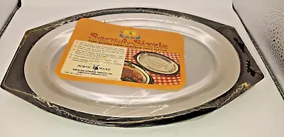 VTG Nordic Ware Serv-A-Sizzle Steak Platter Plate Sealed New NOS Serving Dish • $15.84