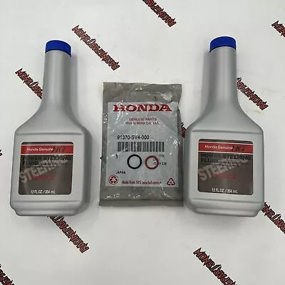 GENUINE HONDA OEM Power Steering Pump Fluid & Pump O-Rings KIT RESEAL NEW SEALED • $23.87