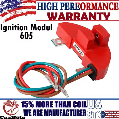 Red Ignition Module 605 Unilite E-Spark 37 38 45 46 For Mallory Distributors US • $38.99