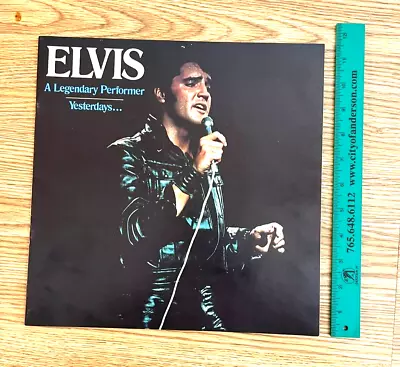 Promotional Magazine-elvis A Legendary Performer Yesterdays.... • $8.95