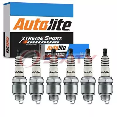 6 Pc Autolite Xtreme Sport XS85 Spark Plugs For A32 7355 43S 3036 2298 10 Si • $36.75