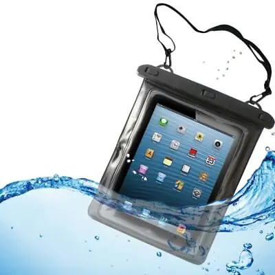 WATERPROOF CASE UNDERWATER BAG FLOATING COVER TOUCH SCREEN IPX8 For TABLETS • $26.38