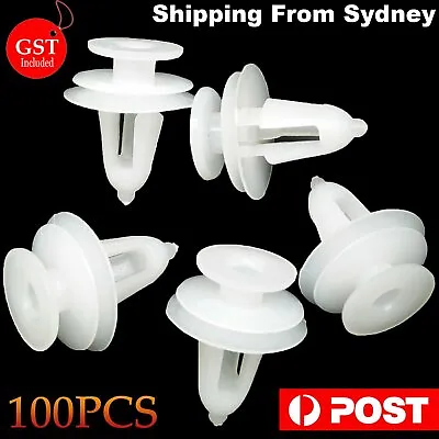 100PCS Car Plastic Trim Door Panel Retainer Clips Rivet  Push Fastener 9 Mm Hole • $13.99