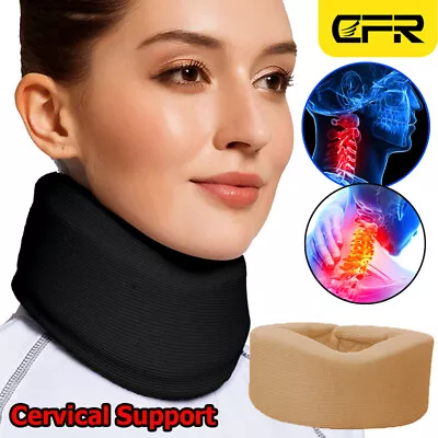 Soft Foam Neck Collar Support Brace Cervical Neck Whiplash Pain Relief Traction • £9.99