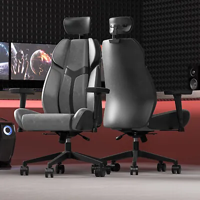 Big & Tall High Back Leather Gaming Racing Computer Chair W/ Adjustable Headrest • $89.59