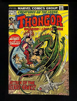 Creatures On The Loose #24 VF+ 8.5 Thongor! Marvel 1973 • $0.99