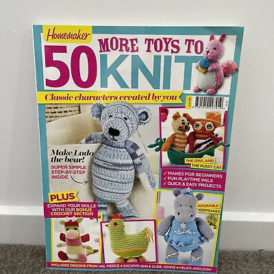 Homemaker 50 More Toys To Knit Magazine Fabulous • £6.99