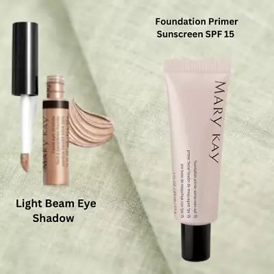 Mary Kay Set Foundation Primer Sunscreen Spf 15 & Liquid Eye Shadow • $25.97