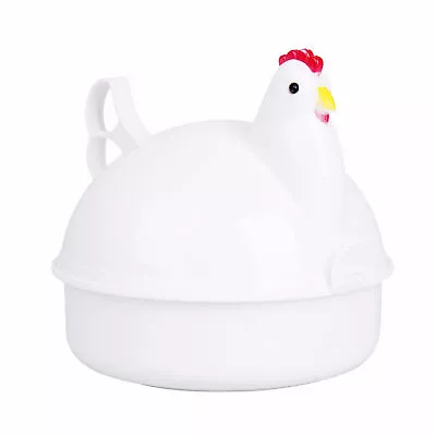 Microwave Egg Cooker Chicken-Shaped Rapid Egg Cooker 4 Eggs Electric Cooker • $16.19