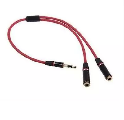 3.5mm 1 Male To 2 Female Y Splitter Audio Cable For Monster Beats Apple Android  • $6.99