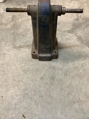 Vintage Dunlap / Craftsman Grinder Buffer Polisher Arbor Bench Mount Belt Drive • $75