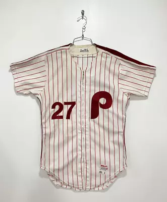 Lonnie Smith 1981 Philadelphia Phillies Game Worn Used Jersey MEARS LOA 25506 • $2499.99