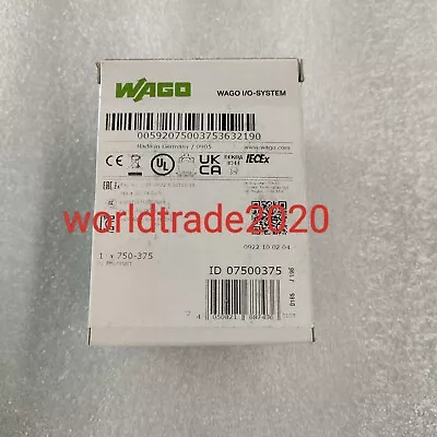 WAGO 750-375 PROFINET IO Fieldbus Adapter PLC Module New In Box 750375 • $429.98