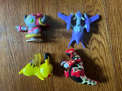 McDonalds FAST FOOD Pokemon LOT Of 4 - Hoopa Groudon Pikachu Latios - USED • $7.99