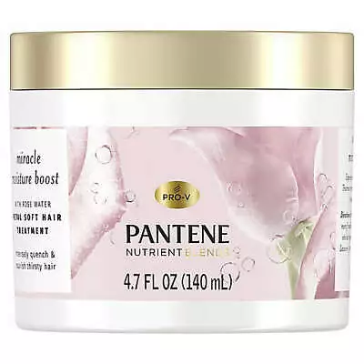 Pantene Nutrients Blends Miracle Moisture Boost Rose Water Petal Soft Hair Treat • $21