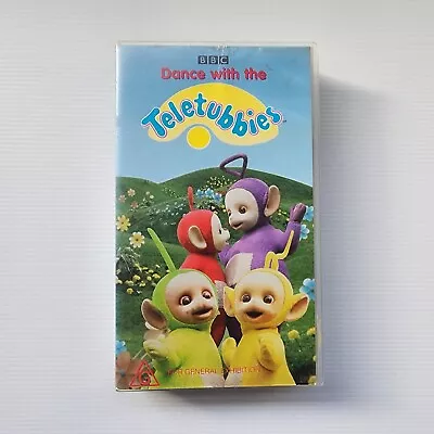 Teletubbies - Dance With The Teletubbies VHS VGC Free Postage • $14.95