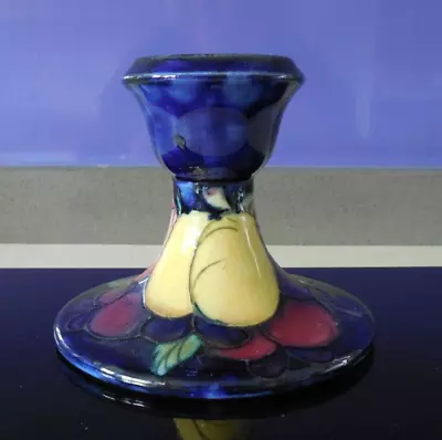 £141.26 • Buy MOORCROFT Pottery Candlestick WISTERIA Pattern William Moorcroft 1920's