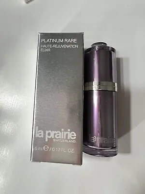 La Prairie Platinum Rare Haute Rejuvenation Elixir Serum 5ml./0.17oz. New In Box • $120