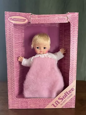 Li’l Softee All 7100 Soft Cuddly Baby Doll By Horseman Vintage New In Box NIB • $55