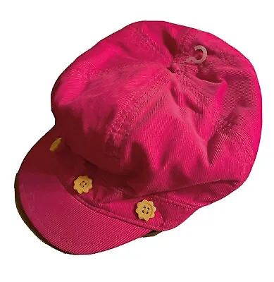 NWOT Gymboree Sunflower Smiles Size 4T-5T Pink Corduroy Flower Cap Hat • $14