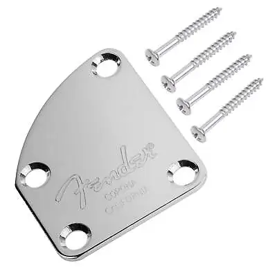 Fender Deluxe Series 4 Bolt Contoured Neck Plate Fit For Strat Delexe TL US IN • $32.84