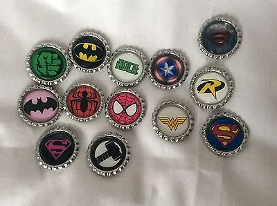 Magnets Marvel/steampunk/spiders/lego/best Mum • £1