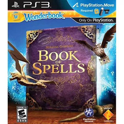 Wonderbook Book Of Spells (Game And Book Only) (PS3 Playstation 3) Brand New • $10.91