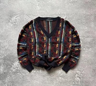 Vintage Missoni Style Sweater Pattern Japanese Knitwear Knit Sweatshirt Mohair • $40