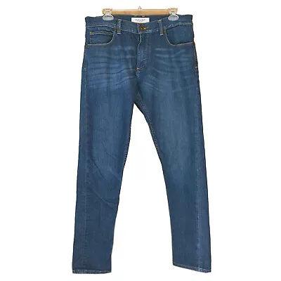 Zara Man Denimwear Slim Jeans 34 X 33 Medium Wash Mid-Rise • $14.99