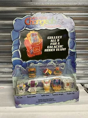 1988 McDonald's Changeables Happy Meal Toy Display Set Transformers Food Robots • $500