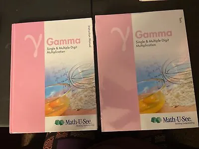 Math-U-See Gamma Student Pack Tests Workbook Instruction Manual By Steve Demme • $98