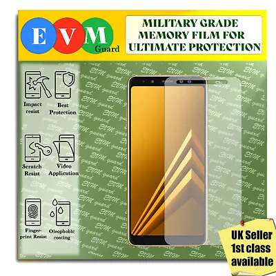 Screen Protector For Samsung Galaxy A8 2018 TPU FILM Hydrogel COVER • £3.99