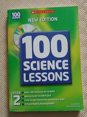 Scholastic ( New Edition) 100 Science Lessons Year 2   With CD - ROM • £15