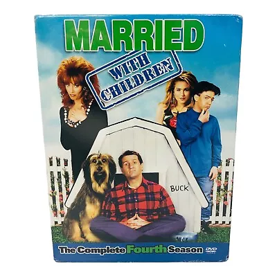 Married With Children The Complete Fourth Season DVD 2005 3 Disc Set 23 Episodes • $11.95