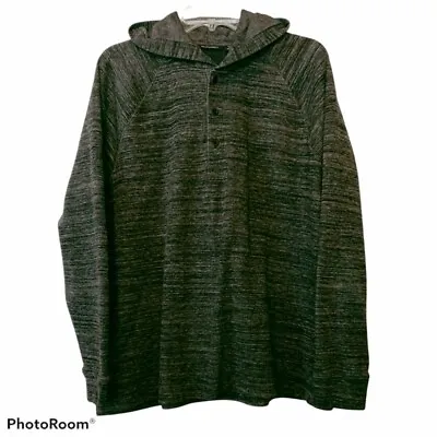 Marc Anthony Men's Slim-Fit Texture Striped Henley Hoodie Size 2XL • $9.98