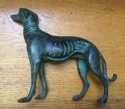 £25.97 • Buy Vintage Greyhound Sculpture With Bronze Finish