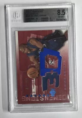 2003-04 Upper Deck Triple Dimensions 3-D Warmups Michael Jordan Relic BGS 8.5 • $350