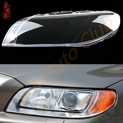 For Volvo S80 2007-2016 Left Side Front Headlight Clear Lens Shell + Seal Glue • $100.93