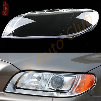 Left Side Front Headlight Clear Lens Cover + Seal Glue N For Volvo S80 2007-2016 • $102.35