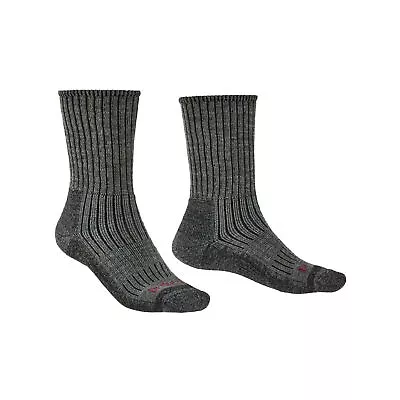 Bridgedale Men's Midweight Merino Comfort Boot Socks 710596/832 Charcoal NEW • $25.89