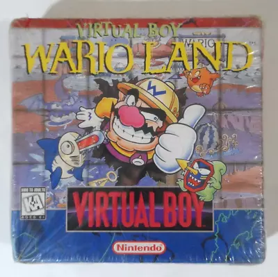 NEW SEALED - Virtual Boy Wario Land (Nintendo 1995) BOX IN BAD SHAPE • $299.95