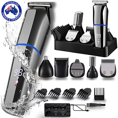 MARSKE USB Electric Men Pubic Hair Trimmer Groin Body Hair Ball Shaver Clipper • $26.99