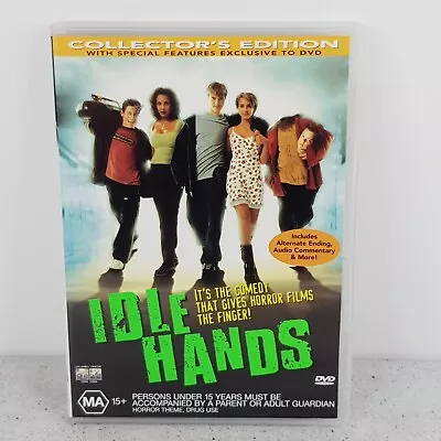 IDLE HANDS (DVD 1999) Collector's Edition -  Region 4 • £12.40