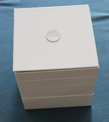 New In Box ~ MORELLE Co. Cream Leather Jewelry Box Storage Stackable Trays Box  • $99