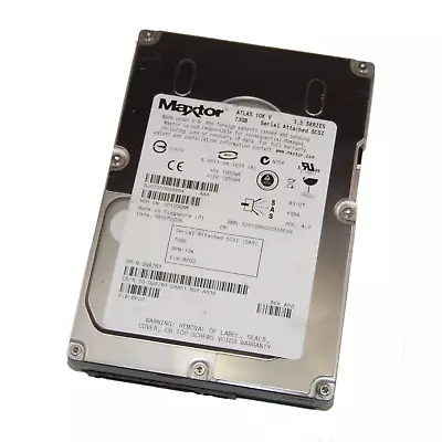 £11.19 • Buy Maxtor 73GB 10K RPM 3.5  SAS Hard Drive 8J073S0 G8763