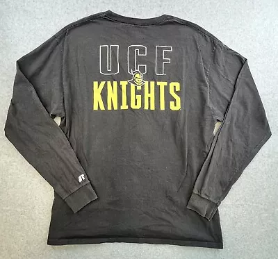 UCF Knights Shirt Mens XL Black Long Sleeve Pullover Graphic Sweatshirt Adult • $18.88