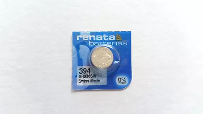 1x RENATA 394/SR936SW Watch Battery. EXPIRY 12/2024+ SWISS MADE. Post From MELB • $5.50