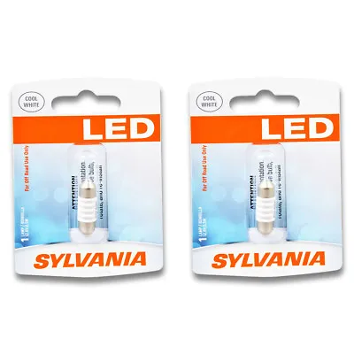 Sylvania SYLED - Two 1 Packs - DE3175SL LED Bulb Dome Map Trunk Cargo Area Nl • $13.50